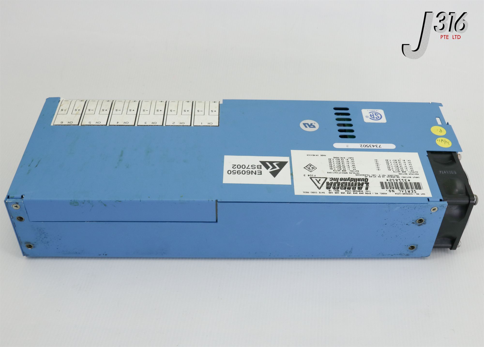 Alimentation Lambda Qualidyne 23082BFX - 12V DC - Pour Pièces Détachées Ou Réparation - Vendu Tel Quel